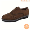 Womens LaceUp Oxford Wingtip Brogue Walking Shoes - YourGoods Online Shop