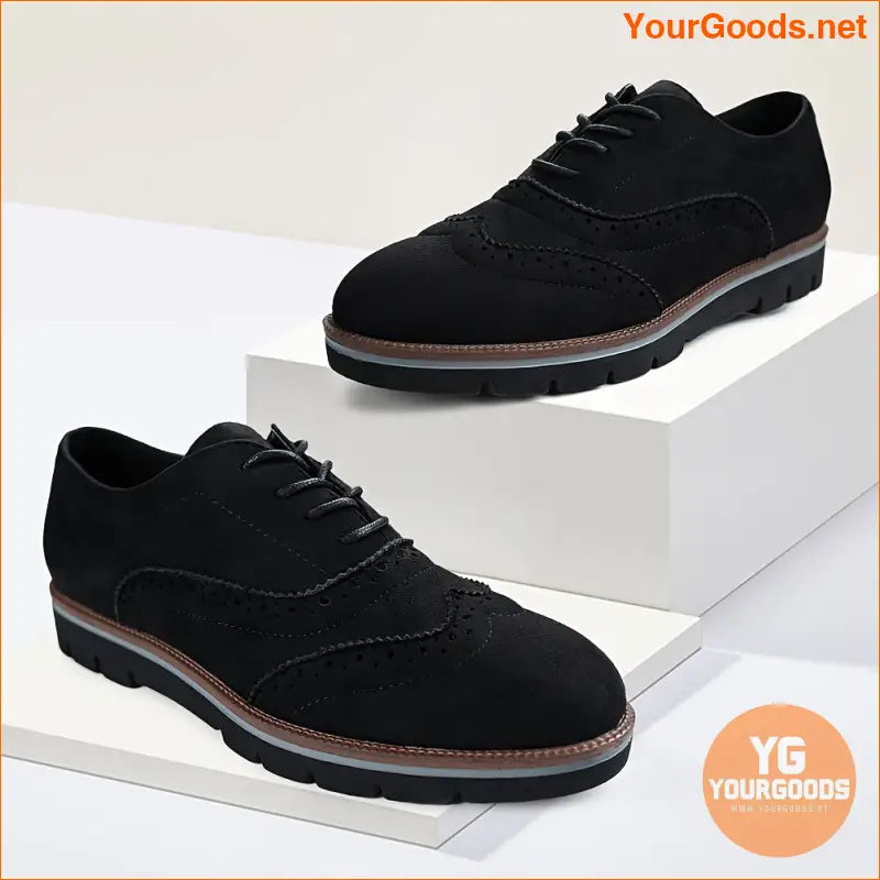 Womens LaceUp Oxford Wingtip Brogue Walking Shoes - YourGoods Online Shop