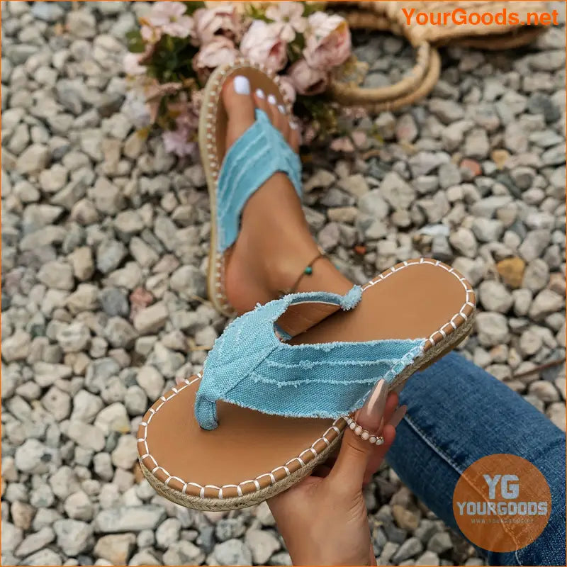 Womens Lightweight Casual Flip Flops for Summer - YourGoods Online Shop