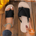 Womens Lightweight Solid Thong Slides Summer Beach Flip Flops - YourGoods Online Shop