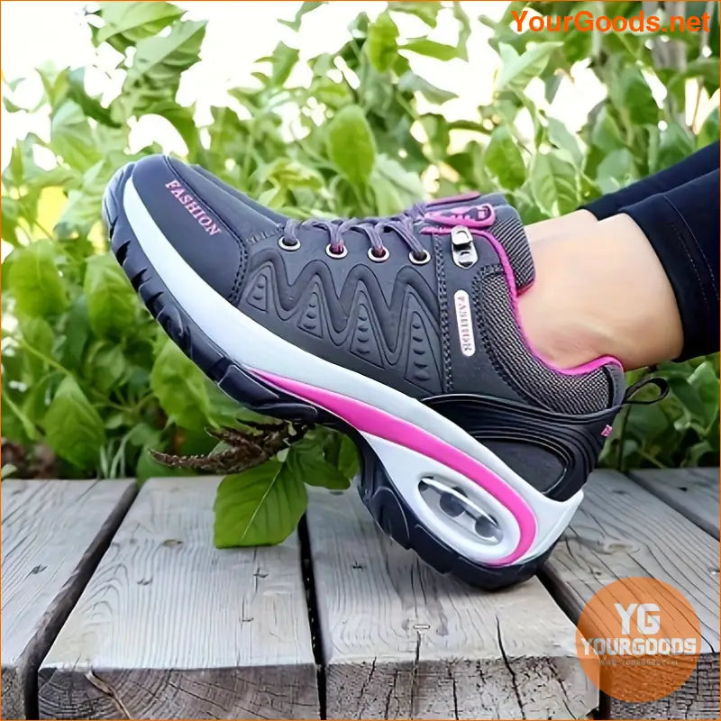 Women's Low Top Hiking Sneakers, Waterproof Low Top Outdoor Trekking Sports Shoes, Casual Walking & Running Trainers - YourGoods Online Shop