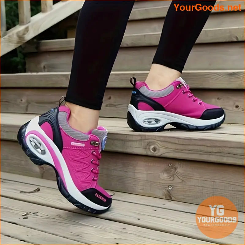 Women's Low Top Hiking Sneakers, Waterproof Low Top Outdoor Trekking Sports Shoes, Casual Walking & Running Trainers - YourGoods Online Shop