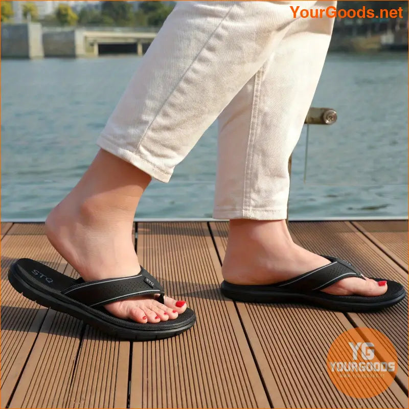 Womens NonSlip YogaMat FlipFlop Sandals - YourGoods Online Shop