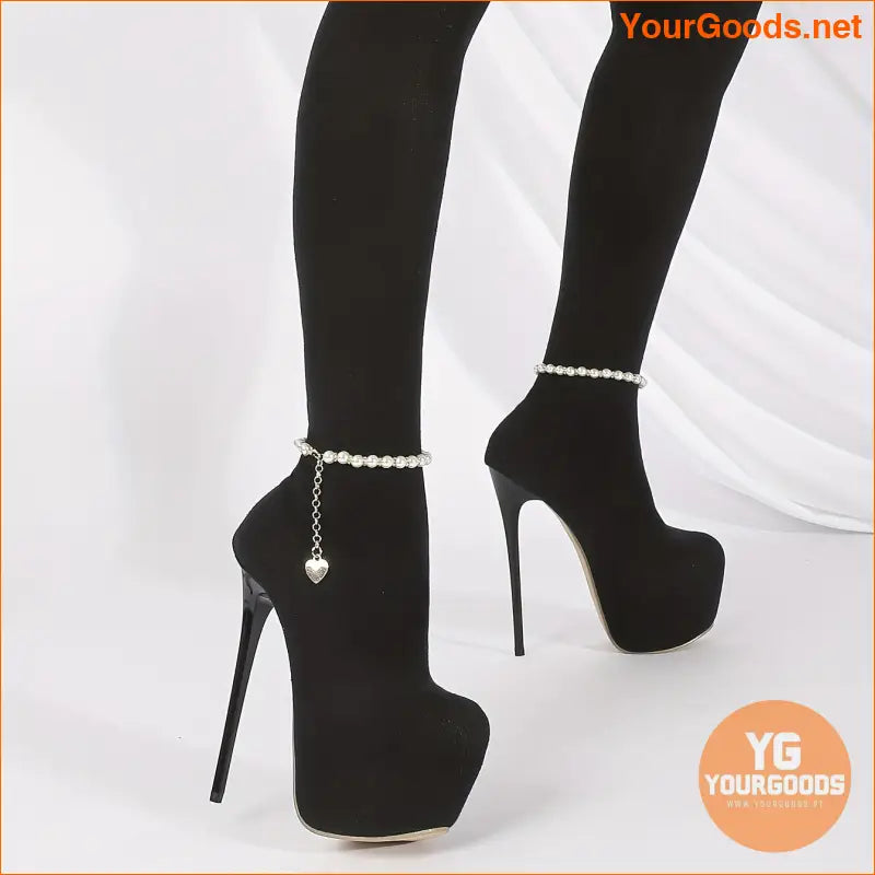 Womens OvertheKnee Stiletto Sock Boots - YourGoods Online Shop