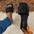 Womens Pleated Design Casual Slide Sandals - YourGoods Online Shop