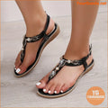 Womens Rhinestone Decor Lightweight Summer Sandals - YourGoods Online Shop