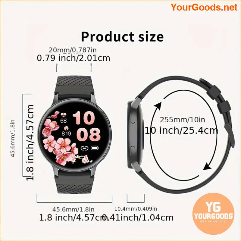 Womens Smartwatch with Wireless Calls 100 Sport Modes - YourGoods Online Shop