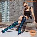 Womens Sparkle Sequins Stiletto Thigh High Boots - YourGoods Online Shop