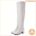 Womens Stylish Chunky Heel OverTheKnee Boots - YourGoods Online Shop