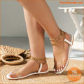 Womens Transparent Chain Strap AntiSkid Flat Sandals - YourGoods Online Shop