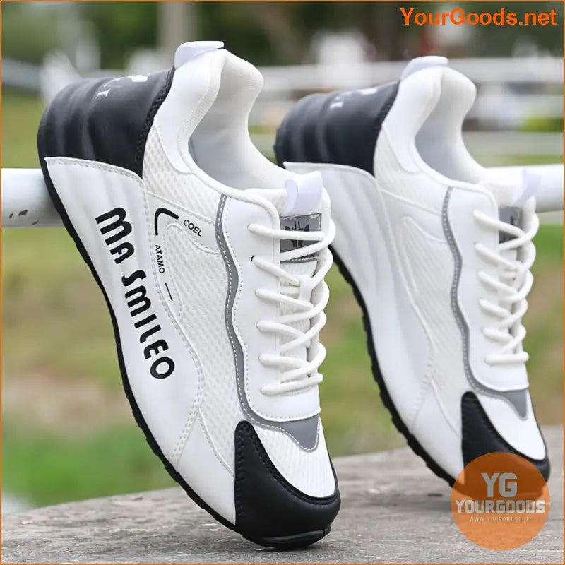 Women's Two Tone Running Sports Shoes, Breathable Low Top Gym Walking Trainers, Casual Outdoor Sneakers - YourGoods Online Shop