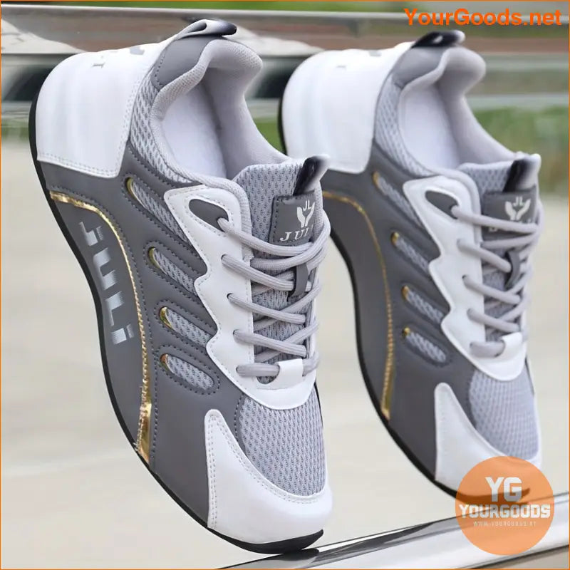 Women's Two Tone Running Sports Shoes, Breathable Low Top Gym Walking Trainers, Casual Outdoor Sneakers - YourGoods Online Shop