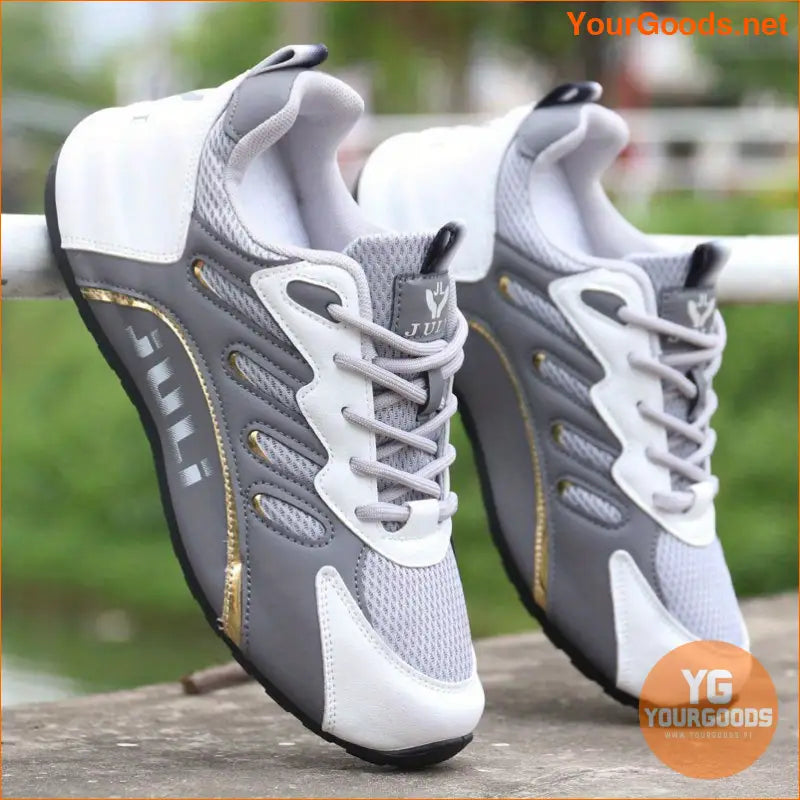 Women's Two Tone Running Sports Shoes, Breathable Low Top Gym Walking Trainers, Casual Outdoor Sneakers - YourGoods Online Shop