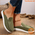 Womens UltraLightweight Soft Canvas SlipOn Loafers - YourGoods Online Shop