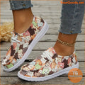 Womens Vibrant Cartoon Cat Canvas Shoes Lightweight Breathable - YourGoods Online Shop