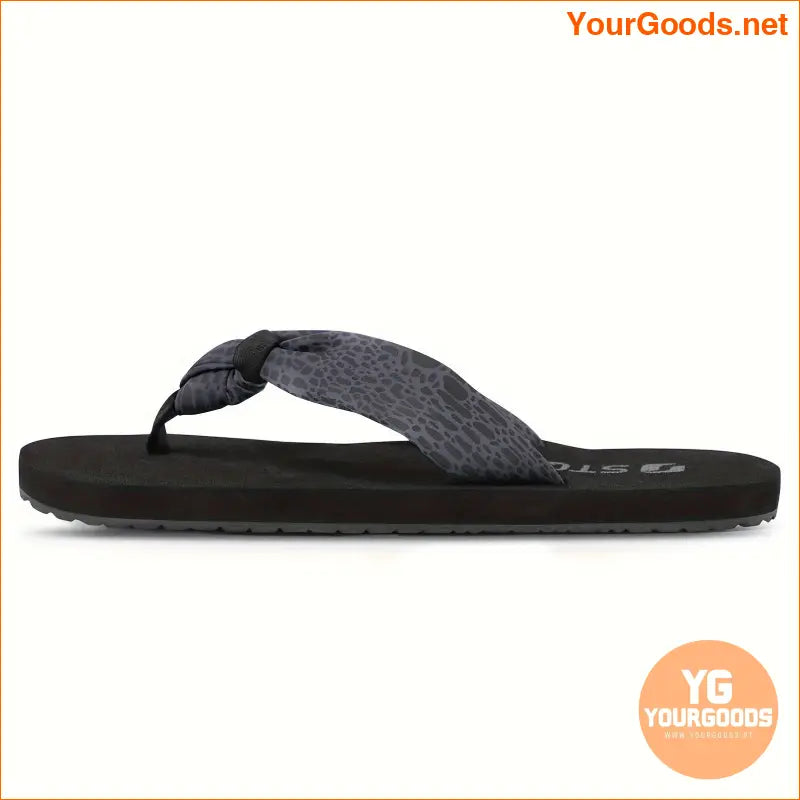 Womens Vibrant Strap FlipFlops Trendy Summer Slides - YourGoods Online Shop