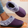 Yangzhou Memory Foam Plush Comfort Indoor Slippers - YourGoods Online Shop