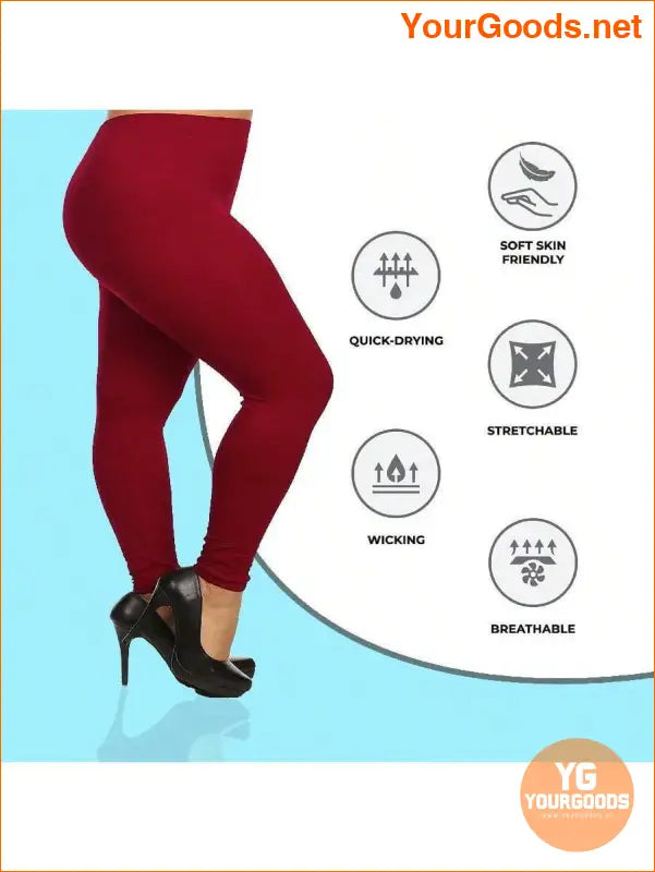 YOURGOODS 2Piece Womens UltraSoft High Waisted Yoga Leggings - YourGoods Online Shop