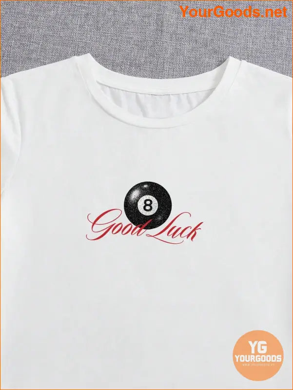 YOURGOODS ArtofMinds Letter Graphic Crop Tee - YourGoods Online Shop