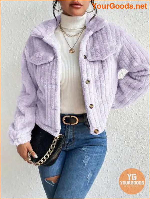 YOURGOODS Essence Plush Flap Jacket - YourGoods Online Shop