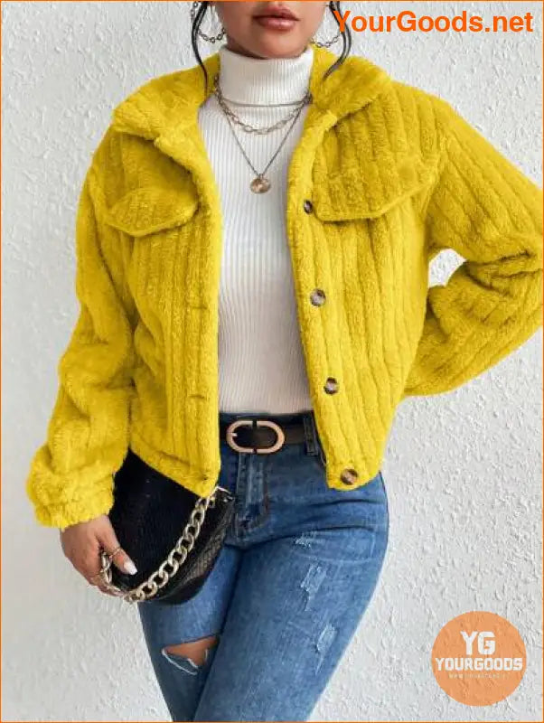 YOURGOODS Essence Plush Flap Jacket - YourGoods Online Shop