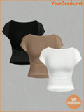 YOURGOODS EZwear 3Pack Summer Cropped TShirts - YourGoods Online Shop