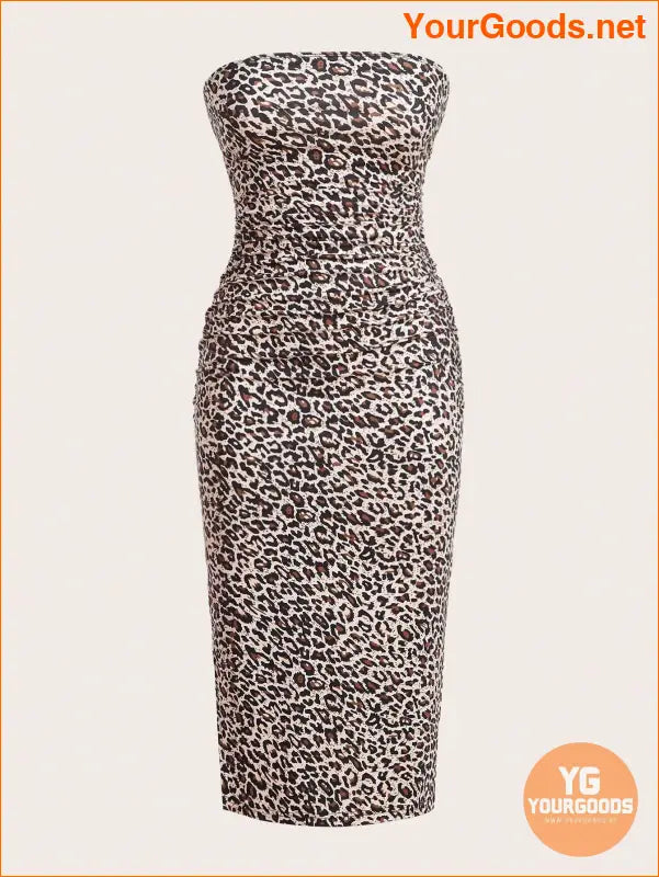 YOURGOODS EZwear Multicolor Knitted Strapless Dress - YourGoods Online Shop