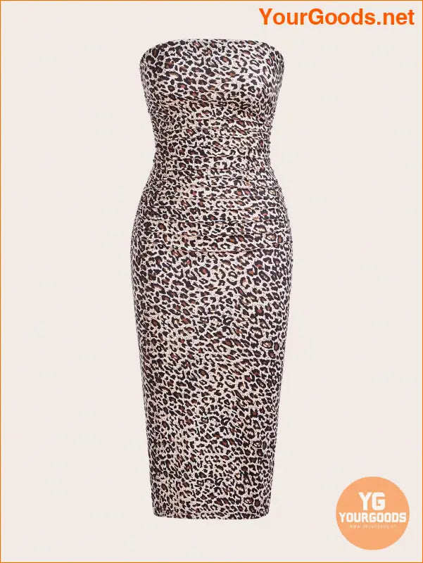 YOURGOODS EZwear Multicolor Knitted Strapless Dress - YourGoods Online Shop