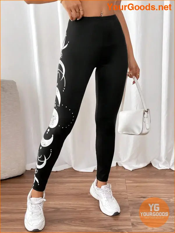 YOURGOODS EZwear Stylish Knitted Printed Leggings - YourGoods Online Shop