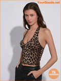 YOURGOODS EZwear Womens Leopard Print Sleeveless Top - YourGoods Online Shop