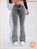 YOURGOODS High Waist Flare Leg Jeans - YourGoods Online Shop