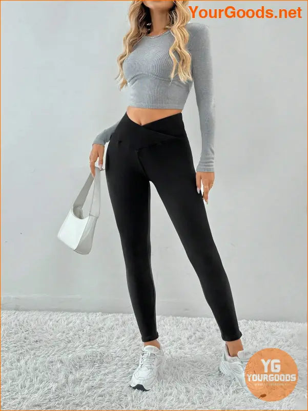 YOURGOODS High Waist Fleece Leggings for Tall Women - YourGoods Online Shop