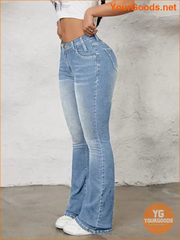 YOURGOODS ICON HighWaisted Flare Leg Jeans - YourGoods Online Shop