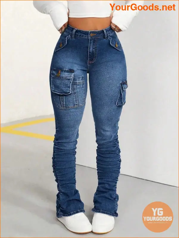 YOURGOODS ICON Womens Slim Fit Folded Denim - YourGoods Online Shop