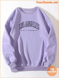 YOURGOODS Letter Graphic Thermal Lined Sweatshirt - YourGoods Online Shop