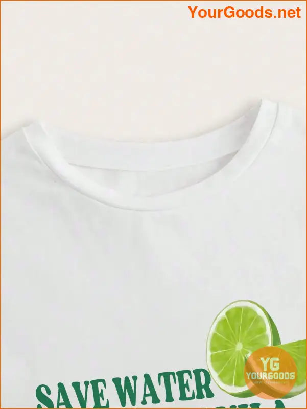 YOURGOODS Lively Lemon Letter TShirt Regular Fit - YourGoods Online Shop