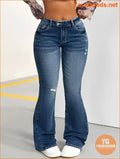 YOURGOODS Petite Bootcut Jeans with Washed Finish - YourGoods Online Shop