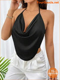 YOURGOODS Priv Backless Halter Party Top - YourGoods Online Shop