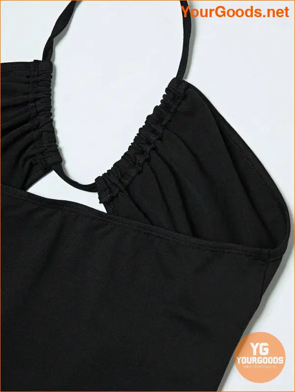 YOURGOODS Sexy Black Sleeveless Backless Bodycon Dress - YourGoods Online Shop