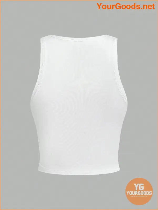 YOURGOODS Sexy Solid Color Hollow Out Tank Top - YourGoods Online Shop