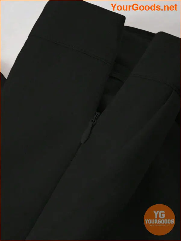 YOURGOODS Solid Color Single-Breasted Suit Jacket And Trousers Elegant Two-Piece Suit - YourGoods Online Shop