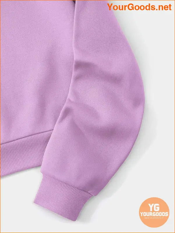 YOURGOODS Solid Drawstring Crop Thermal Lined Hoodie - YourGoods Online Shop