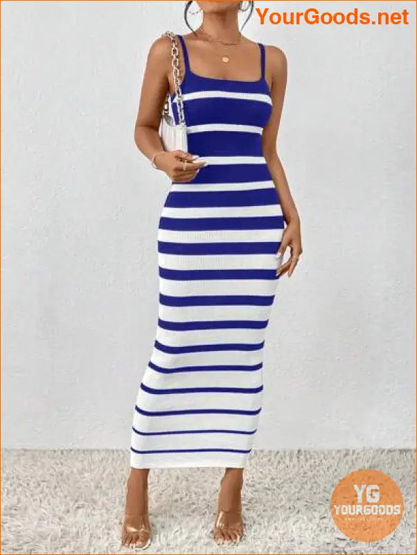 YOURGOODS SpringSummer Striped Knit Tank Dress - YourGoods Online Shop