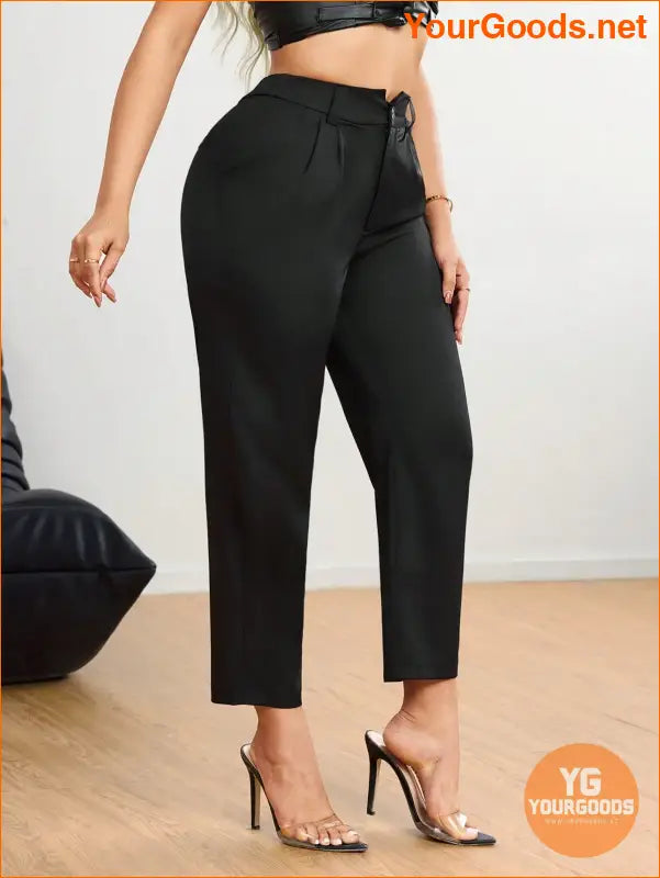 YOURGOODS SXY Casual Cropped SummerAutumn Pencil Suit Pants - YourGoods Online Shop