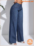 YOURGOODS SXY Slant Pocket Wide Leg Jeans - YourGoods Online Shop