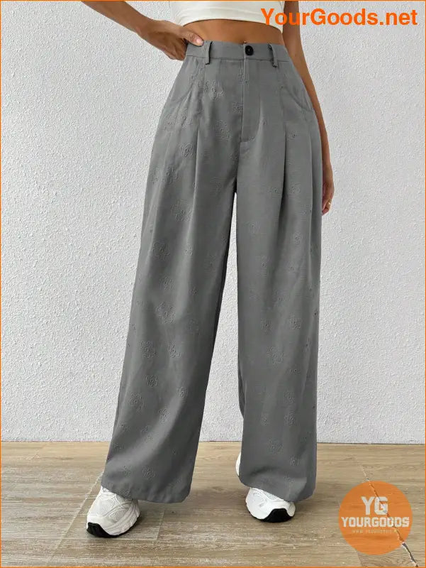 YOURGOODS Womens Elegant Casual Straight Suit Pants - YourGoods Online Shop