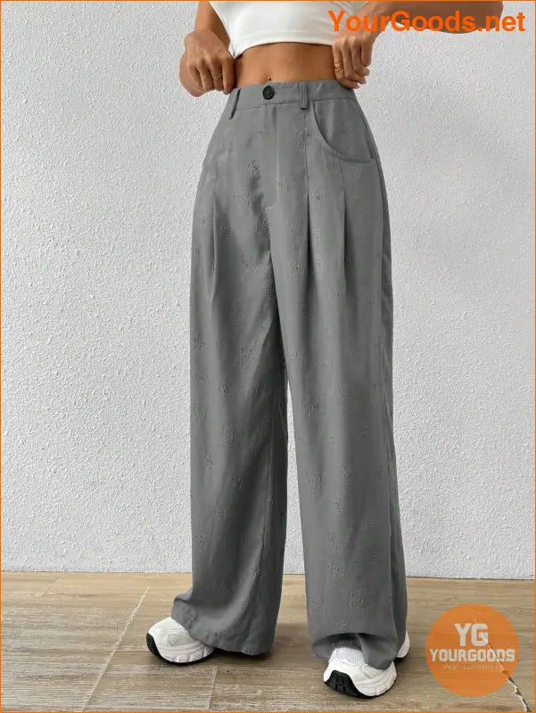 YOURGOODS Womens Elegant Casual Straight Suit Pants - YourGoods Online Shop