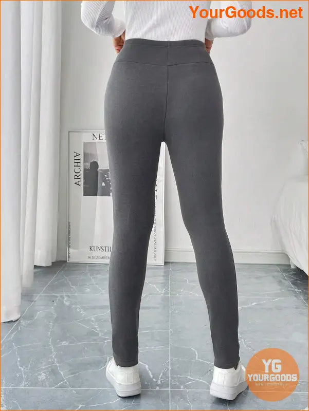 YOURGOODS Womens FleeceLined Skinny Leggings - YourGoods Online Shop