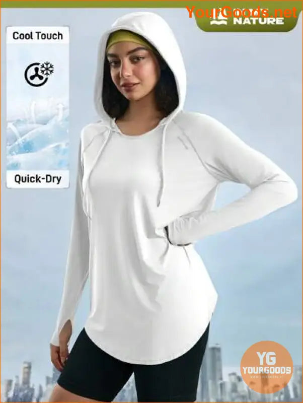 YOURGOODS Women's Plain Simple Drawstring Casual Long Sleeve Outdoor Hoodie - YourGoods Online Shop