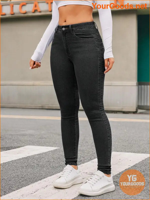 YOURGOODS Womens Slim Fit Denim Jeans - YourGoods Online Shop